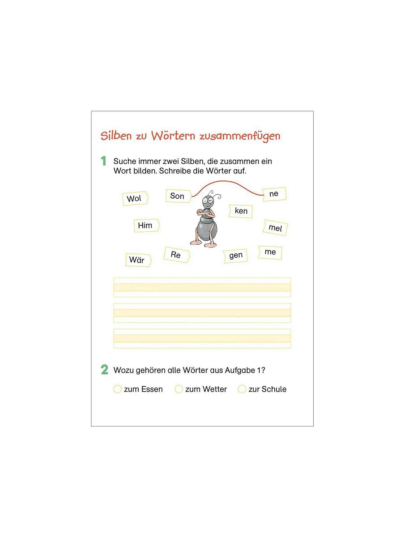 TESSLOFF VERLAG | Fit für Deutsch 1. Klasse - Mein 5-Minuten Block | 